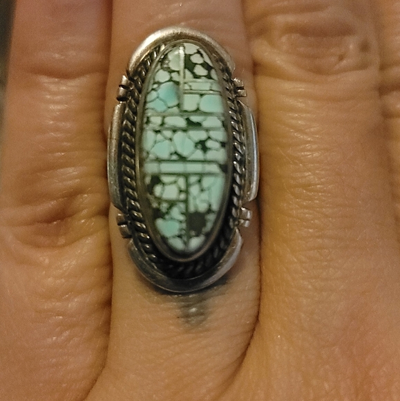 Navajo P.A Smith Sterling Silver Ring Sz5 - Picture 4 of 9